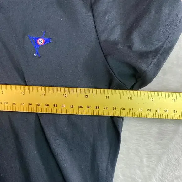 Under Armour Women’s HeatGear Golf‎ Polo Black Medium R Flag Logo Stretch - Picture 2 of 7